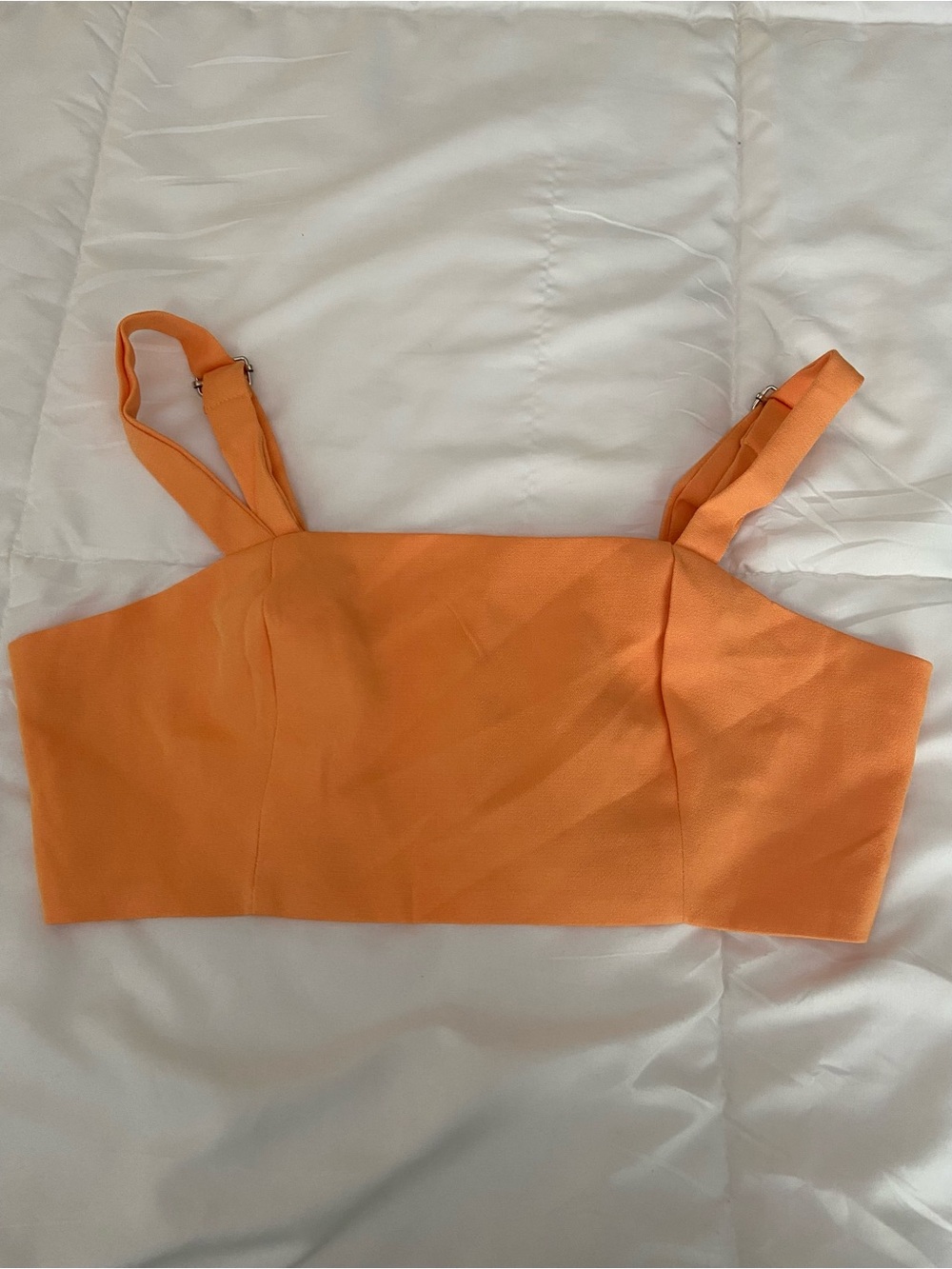 NWT SHOWPO TANGERINE BRA TOP SIZE 8